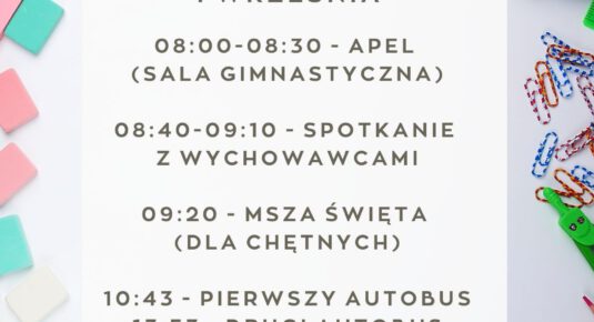 Witamy po wakacjach